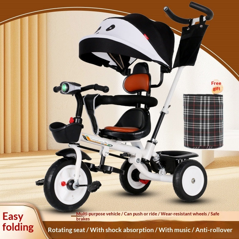 Foldable Kids Tricycle Custom Pedal Bike