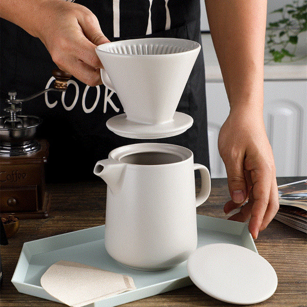 Ceramic Drip Coffee Maker Set For Home Use