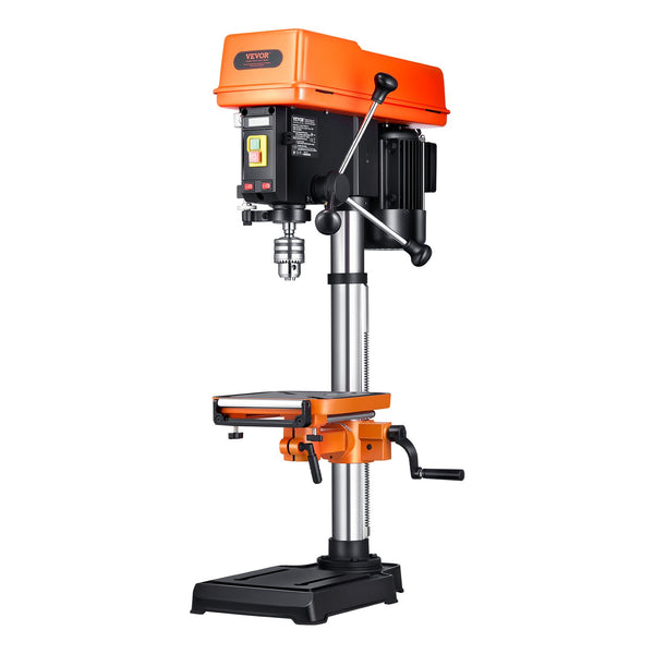 3048 Mm Tischbohrmaschine 750 W Säulenbohrmaschine Mit 340–2200 U/min Variabler Drehzahl Mit 0–45° Neigbarem Arbeitstisch