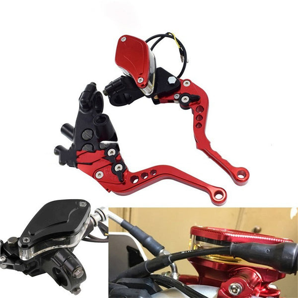 Modification Of Motorcycle Off-road Vehicle With Adjustable Disc Brake Handle