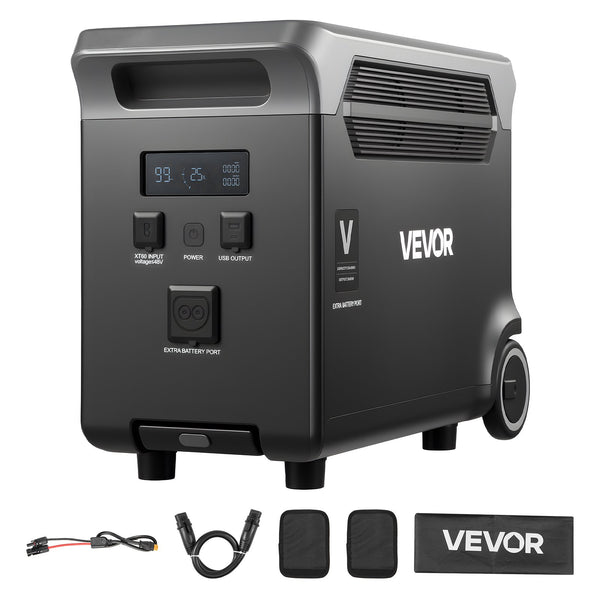 Zusatzakku Für Tragbare Powerstation 3840 Wh LiFePO4 Zusatz-Erweiterungsakku Mit 3 Ausgangsanschlüssen Für Den Heimgebrauch Camping Roadtrips Wohnmobile