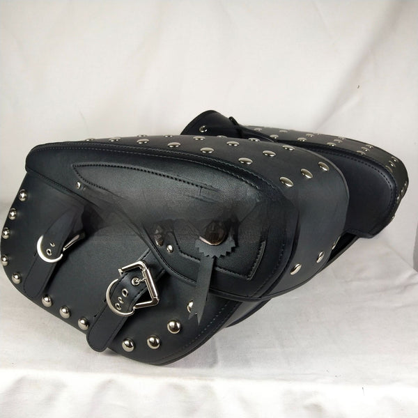 Motorcycle Leather Hanging Box Pannier Bag