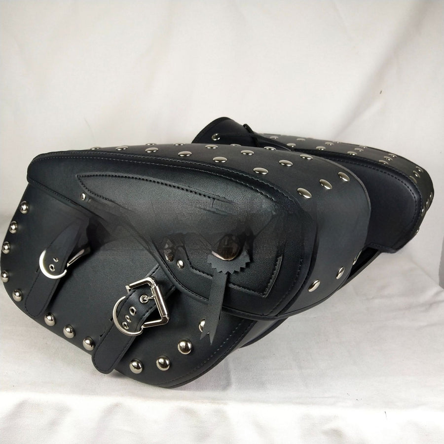 Motorcycle Leather Hanging Box Pannier Bag