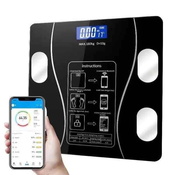 Body Fat Scale 180kg Bluetooth Smart BMI Digital Bathroom Wireless Weight Scales