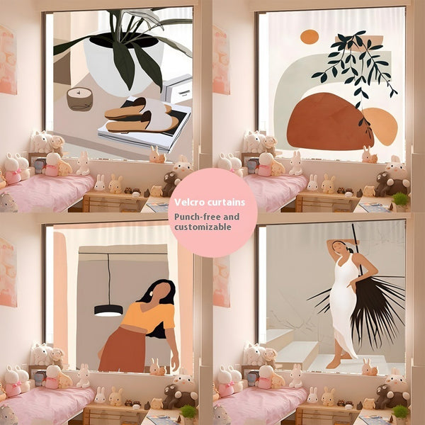 Curtain Velcro Punch-free Shading Cloth