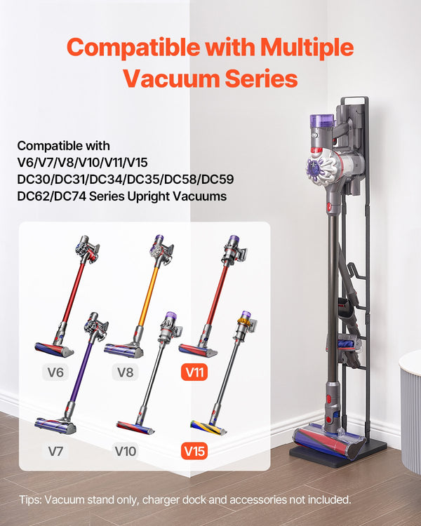Staubsaugerständer, Kompatibel Mit Dyson V6 V7 V8 V10 V11 V15, Staubsaugerständerhalter Mit 4 Haken Für Dyson DC30 DC31 DC34 DC35 DC58 DC59 DC62 D74 Kabellose Staubsauger & Zubehör