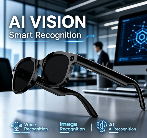 AI Smart Translation Glasses With Camera AI Large Model Chat Object Recognition Bluetooth Calling  Music Playback Wearable Smart Eyeglasses