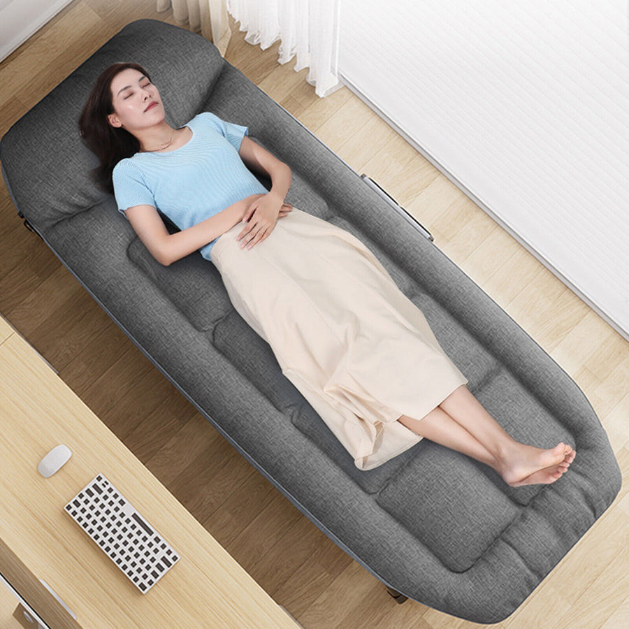 Adults Folding Camping Bed For Camping Home Fishing Travel Portable Sleeping Bed
